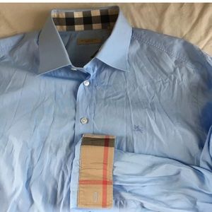 Burberry classic plaid signature formal shirt
